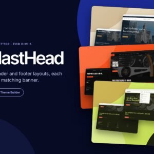 Masthead: ten header and footer layouts for Divi 5